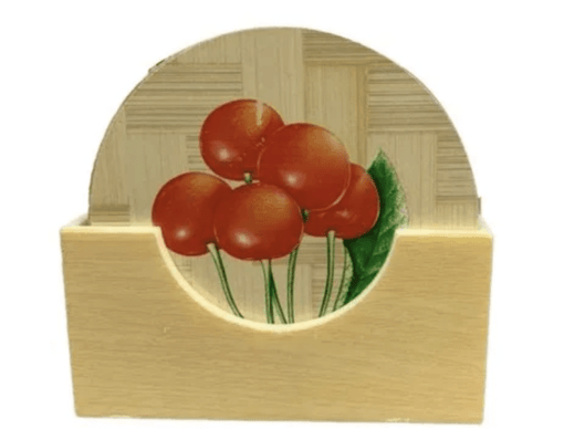 Wooden Tea Coster, For Kitchen, Size: 5inch - Image 2